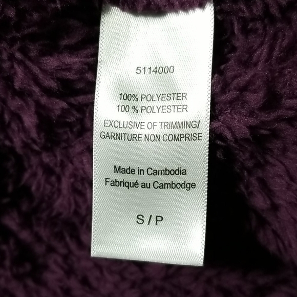 Carole Hochman Fuzzy Zipped Sweater Size S - Picture 6 of 8